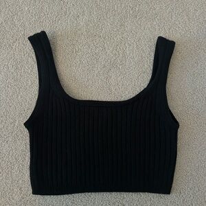Aritzia sweater bra top